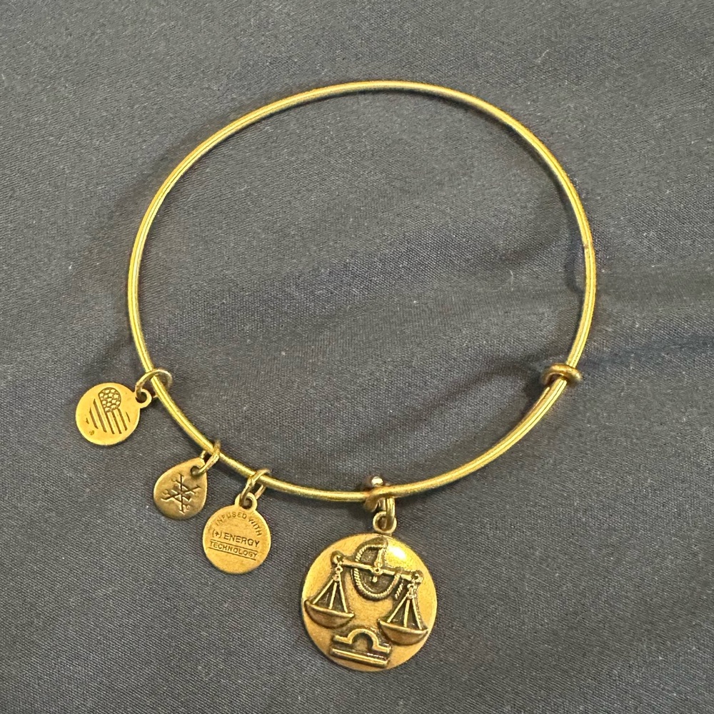 Alex and Ani Gold Libra Charm Bracelet 2016